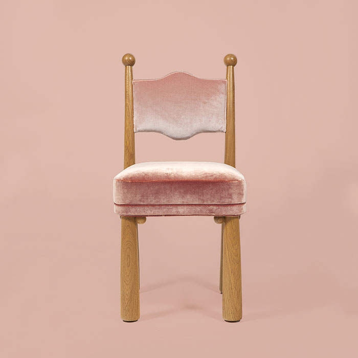 Mawu chair pink powder