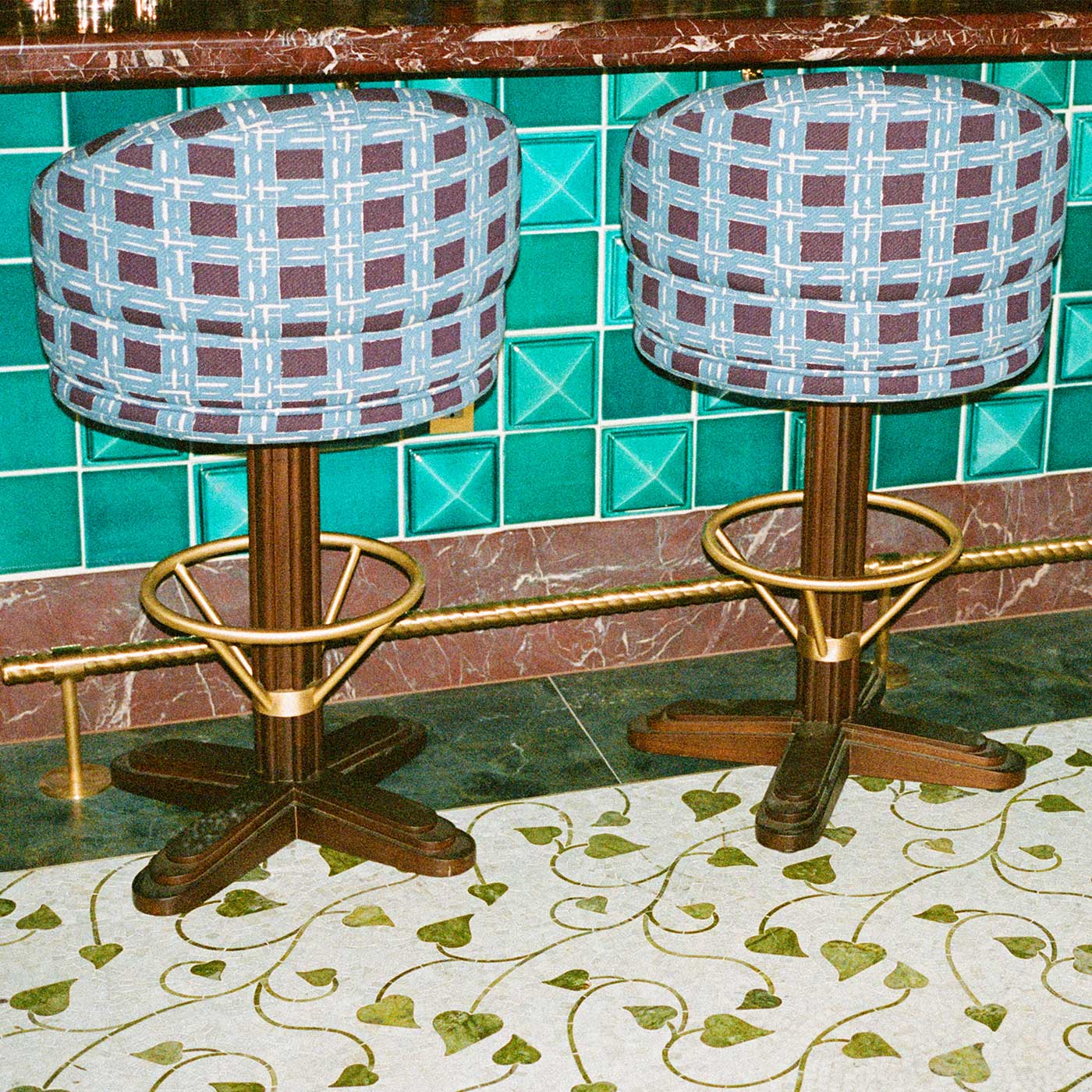 Tabouret de Bar Alpa Quadrille